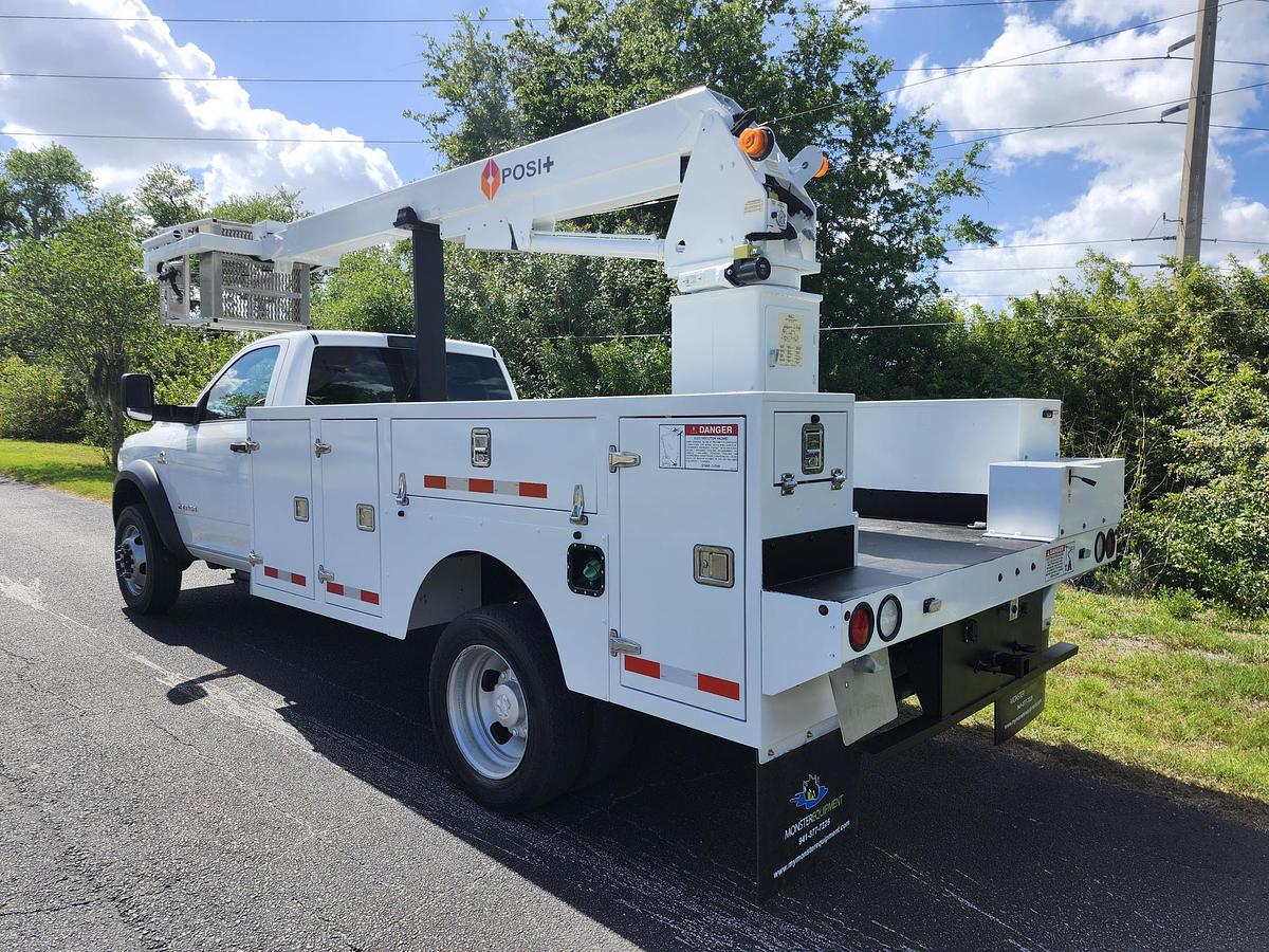 Used Posi-Plus 700-40 34 ft on 2022 Ram 5500 4x2 Cable Placer Bucket Truck - 38321