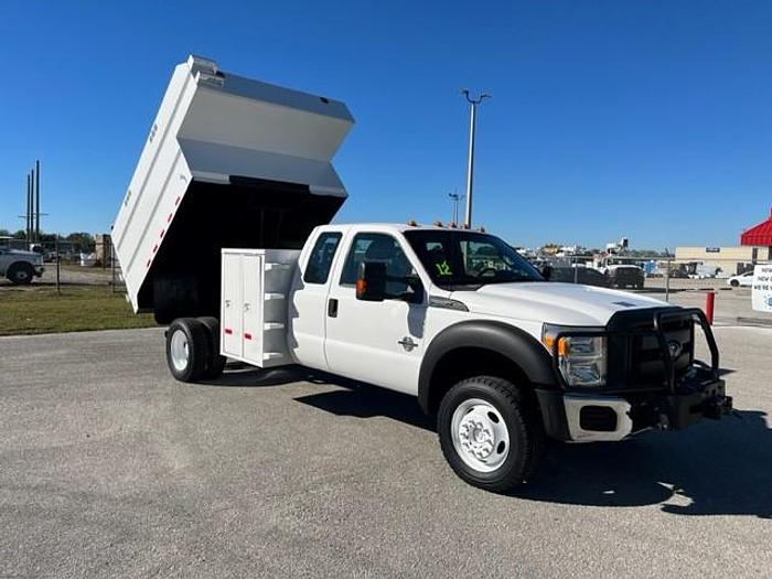 Used 2012 Ford F550 4x4 Extended Cab Chipper Dump Truck - C71881