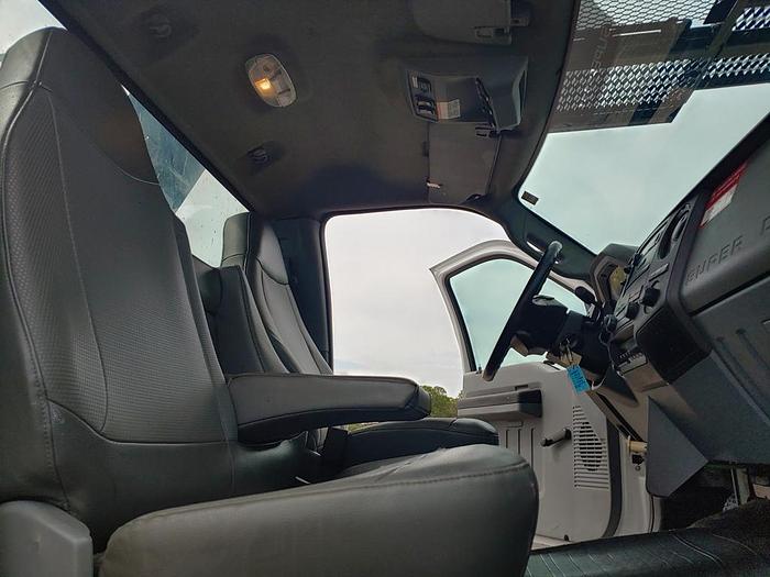 Used Altec LS63 Sign Crane on 2012 Ford F750 Reg Cab Flatbed Truck - 	66987