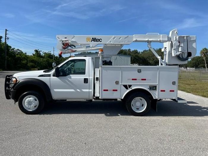 Used Altec AT37G Bucket Bom on 2014 Ford F550 4X4 Utility Truck - C17995