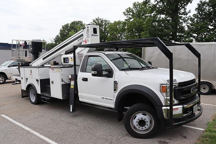 Used Manitex A62 2-Man Basket Boom on 2020 Ford F550 Sign Truck - 92896