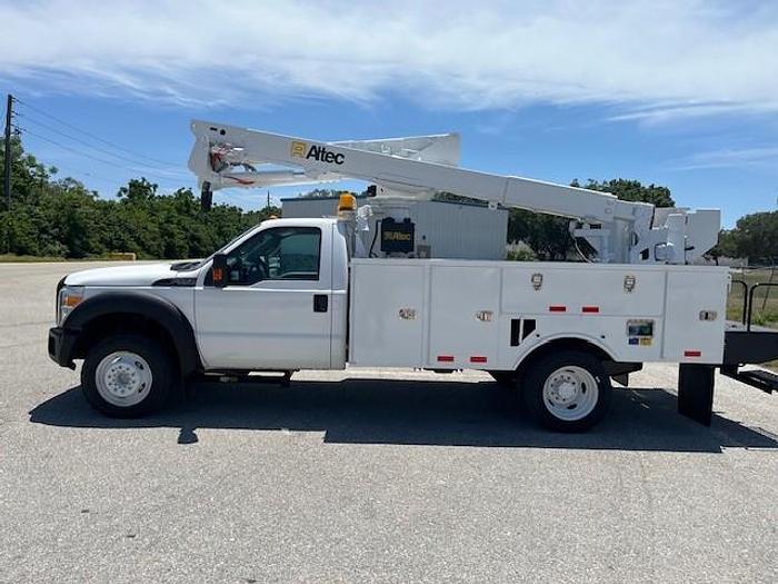 Used Altec AT40G 45ft Articulating Telescopic Boom on 2012 Ford F550 Regular Cab Utility Body - C49716
