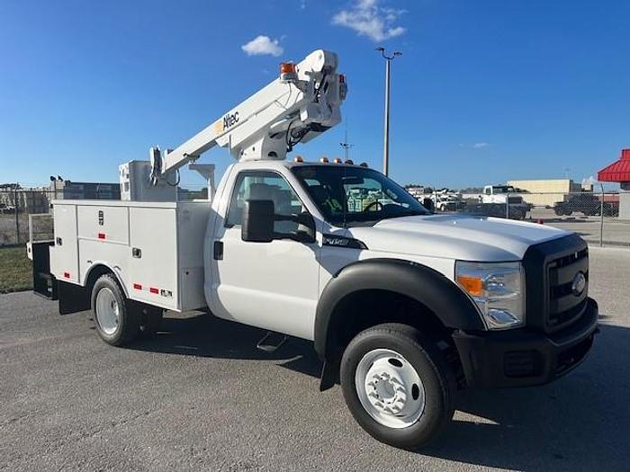 Used Altec AT200A Bucket Boom on 2014 Ford F450 Reg Cab Utility Truck - C70586