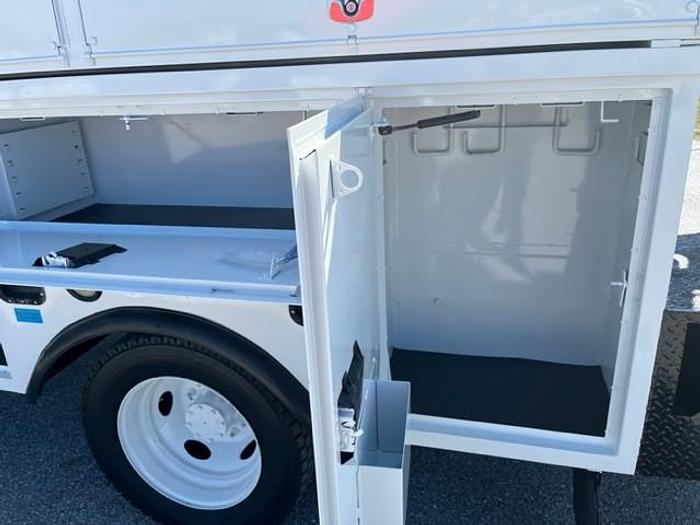 Used Altec AT200A 35ft Bucket Boom on 2014 Ford F450 Reg Cab Cable Truck