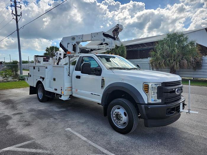 Used Altec AT41M 46ft Bucket Boom on 2018 F550 4x4 Reg Cab Utility Truck - 03899