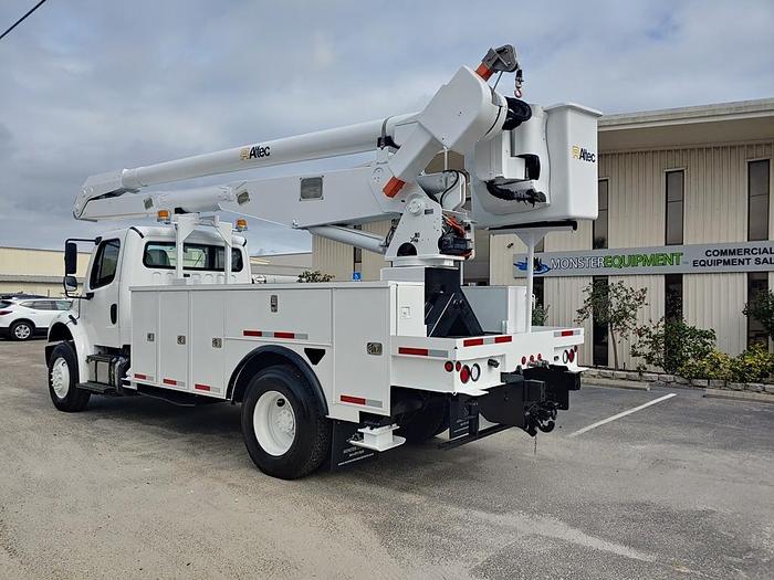 Used Altec AA755-MH Bucket Boom on 2012 Freightliner M2 106 4x4 Reg Cab Utility Truck - D7676