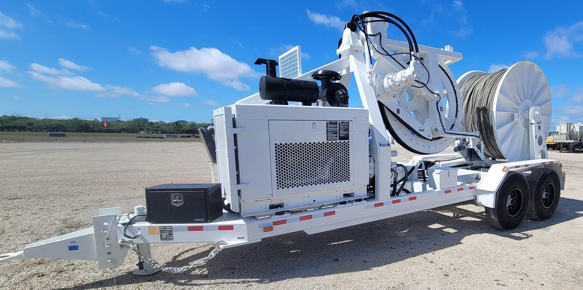 Used 2010 TSE PTV100-72 72in Bullwheel V-Groove Puller Tensioner - M68073