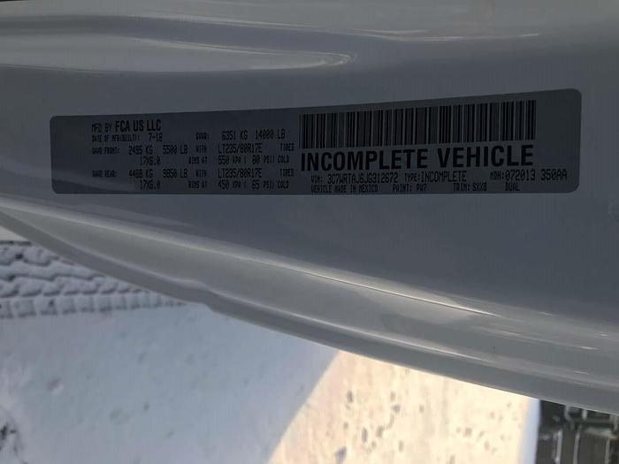 Used 2018 Ram 3500HD 4x4 Reg Cab Dump Truck - R12672