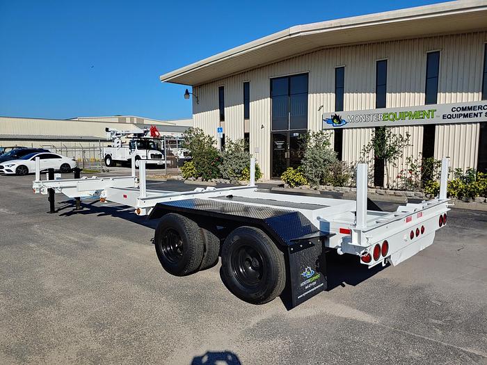 Used 2007 Butler BP2080 TA EB Extendable Pole Trailer - H03507