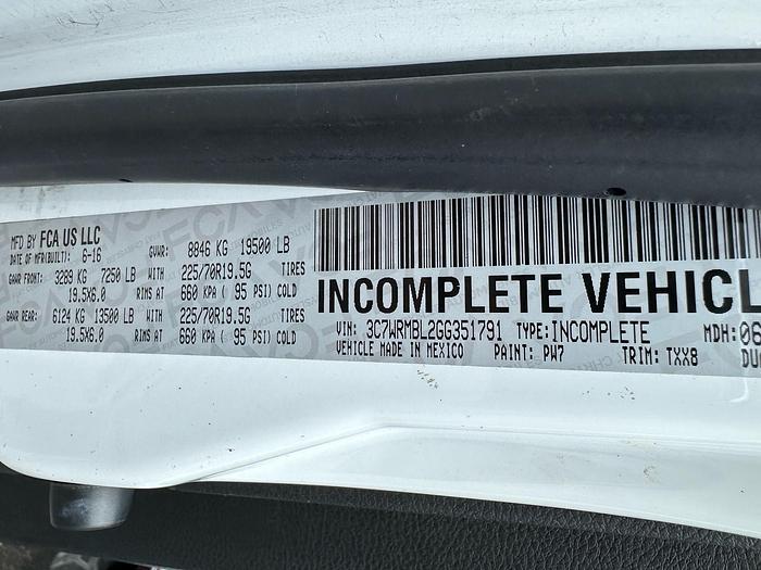 Used Altec AT48S Bucket Boom on 2016 Ram 5500 Reg Cab Utility Truck - M51791