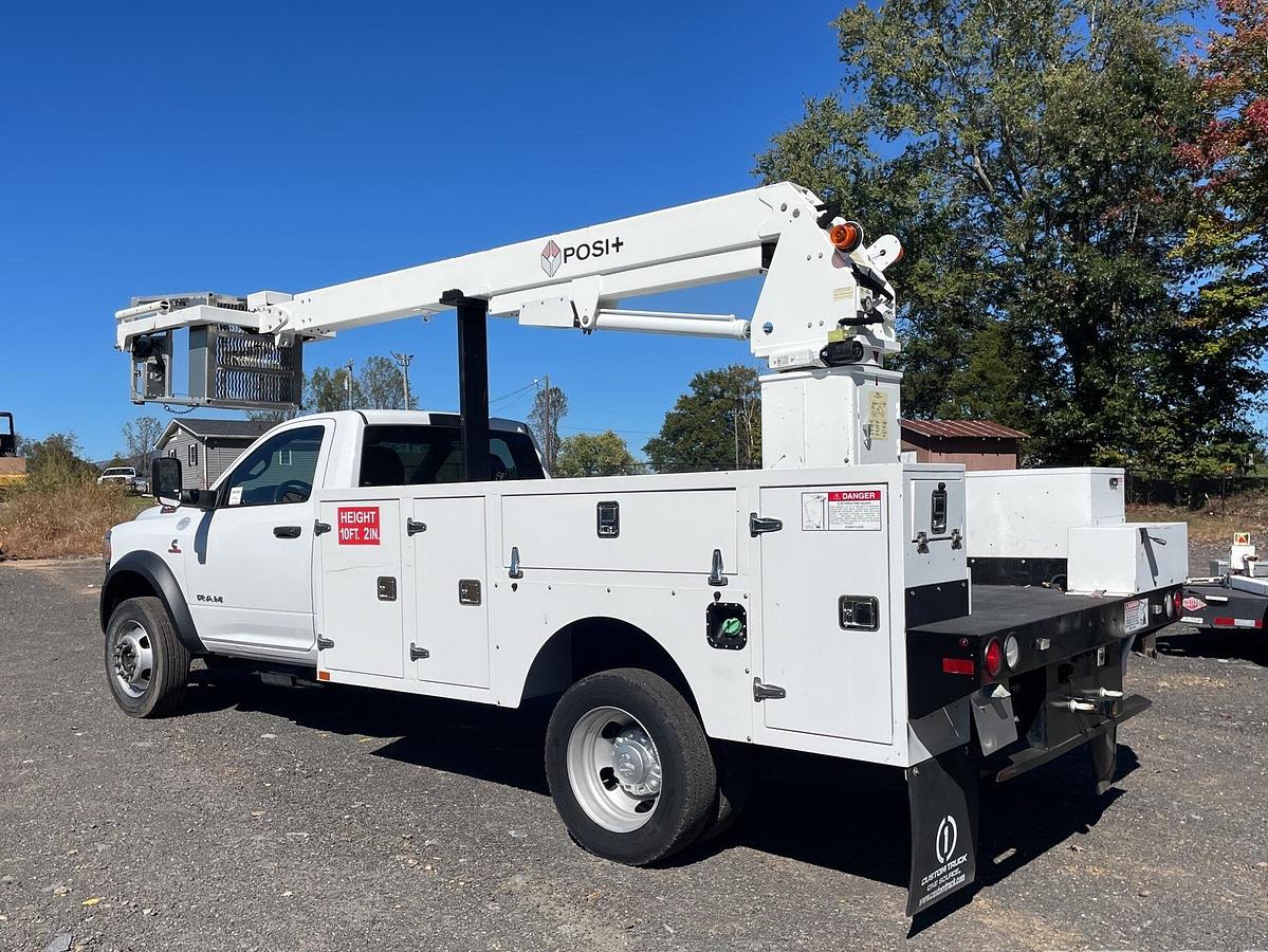 Used Posi-Plus 700-40 34 ft on 2022 Ram 5500 4x2 Cable Placer Bucket Truck - 38321