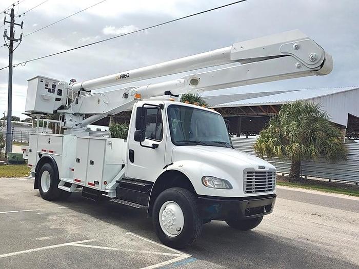 Used Altec AA755-MH Bucket Boom on 2012 Freightliner M2 106 4x4 Reg Cab Utility Truck - D7676