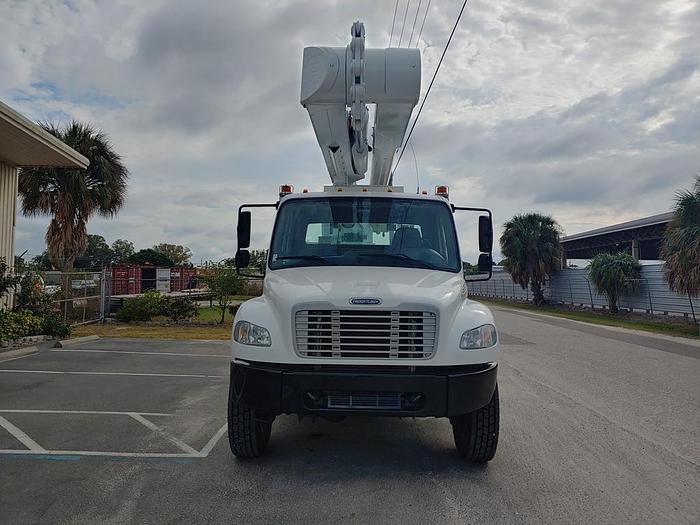 Used Altec AM55-MH Over Center Bucket Boom on 2014 Freightliner M2 106 4x4 Utility Truck - W9313