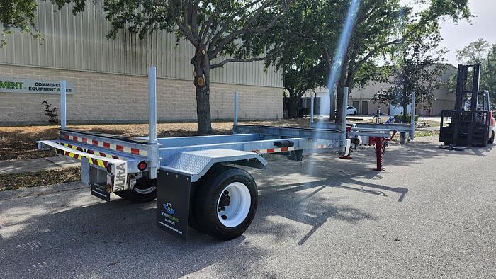 Used 2015 BROOKS BROTHERS PTB-111 17,600 lbs SA AB Extendable Pole Trailer - 74409