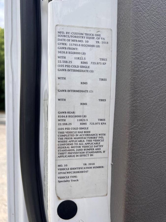 Used Posi+ 800-40 Cable Placer on 2019 Freightliner M2-106 Non-CDL - RH8547