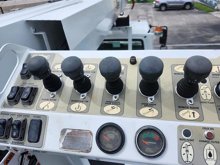 Used Altec DM47B-TR Digger Derrick on 2017 Freightliner M2-106 Flatbed Truck