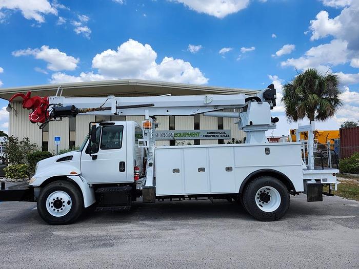 Used 2013 Altec DM47 Digger Derrick on International 4300 Reg Cab Utility Truck - F60651