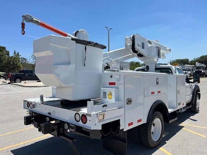 Used Altec AT40M 45ft Bucket Boom on 2016 Ford F550 4X4 Reg Cab Utility Truck - C41868