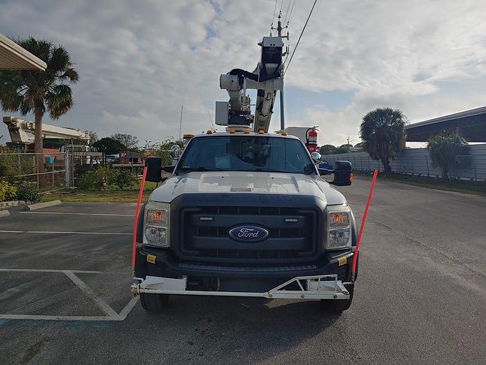 Used Altec AT40M, 45 ft, Articulating & Telescopic Material Handling Bucket Boom on 2016 Ford F550 Reg Cab Utility Truck - 41852