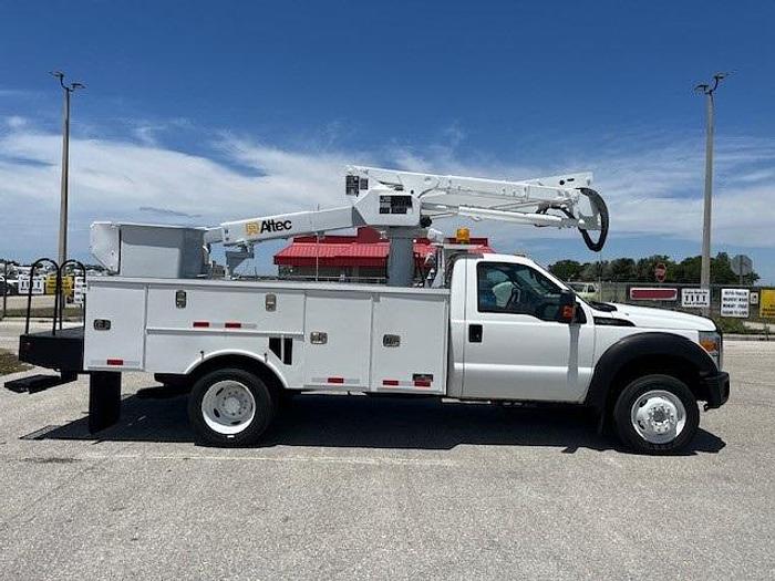 Used Altec AT40G 45ft Articulating Telescopic Boom on 2012 Ford F550 Regular Cab Utility Body - C49716