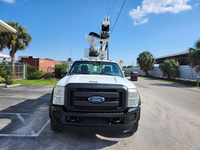 Used Altec AT40S 45ft WH Sign Truck 2 man Basket with Jib on 2016 Ford F550 - 01646