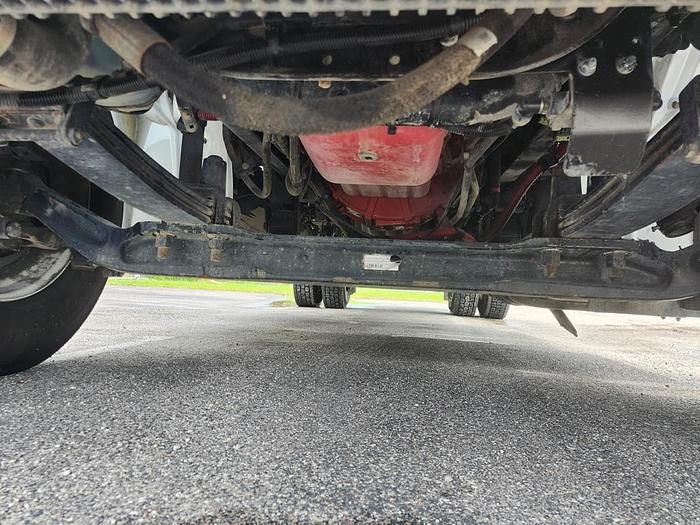 Used Altec DM47B-TR Digger Derrick on 2017 Freightliner M2-106 Flatbed Truck