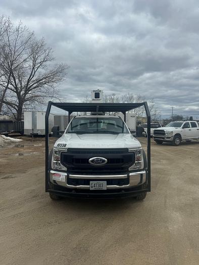 Used Manitex A62 2-Man Basket Boom on 2020 Ford F550 Sign Truck - 92896