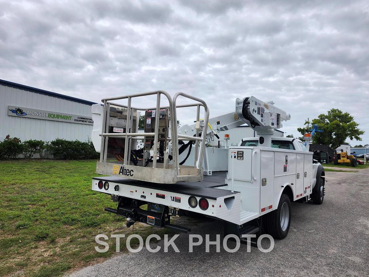 Used Altec AT40S Basket Boom on a 2014 Ford F550 Reg Cab Utility Truck - 47288