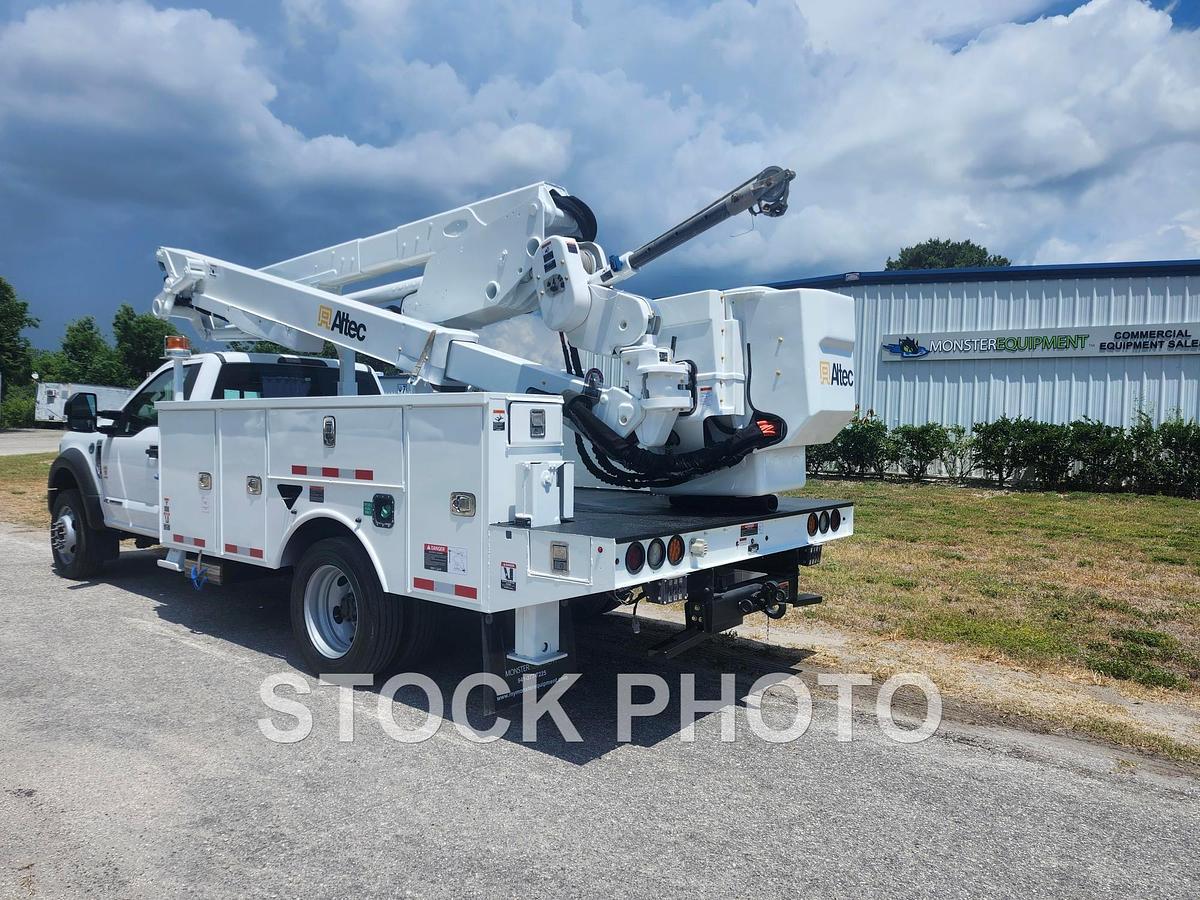 Used Altec AT48MH Bucket Truck on a 2019 Ford F550 4x4 Regular Cab Utility Truck - 15660