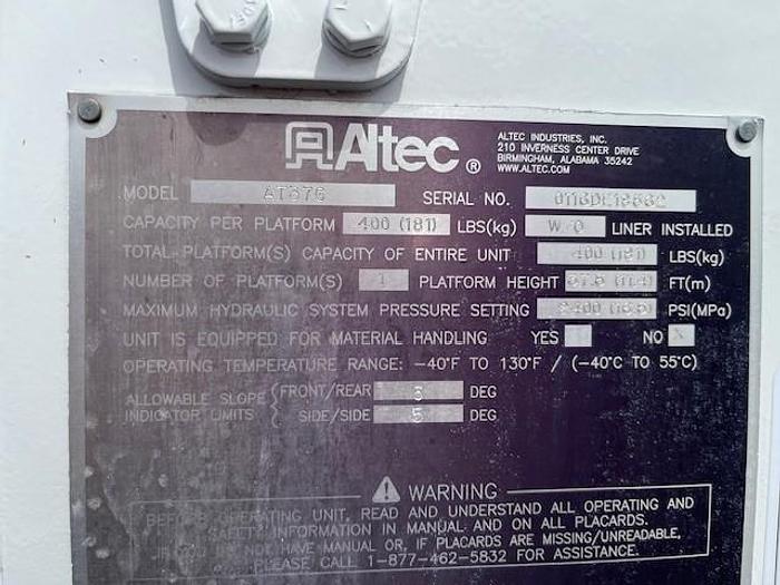 Used Altec AT40G 45ft Bucket Boom on 2016 Ford F550 Reg Cab Utility Truck - C57068