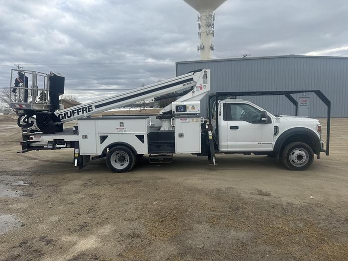 Used Manitex A62 2-Man Basket Boom on 2020 Ford F550 Sign Truck - 92896