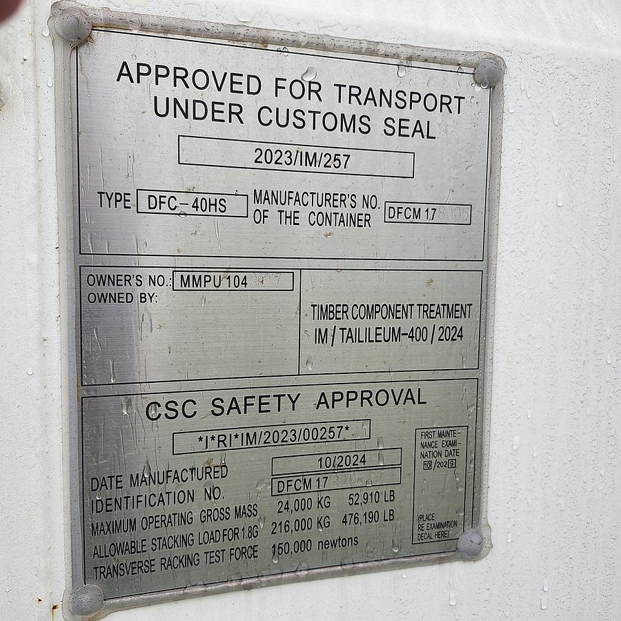 Used 2024 High Cube Multi-Door Storage Shipping Container - 49927