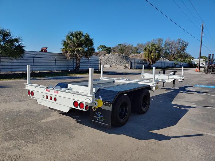 Used 2007 Butler BP2080 TA EB Extendable Pole Trailer - H03507