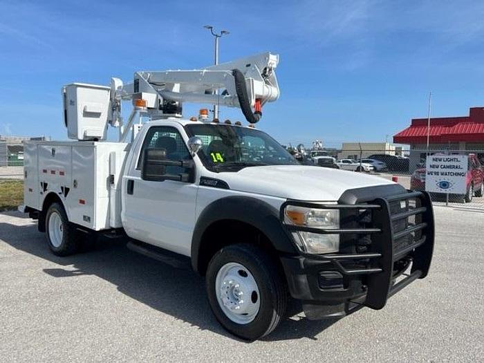 Used Altec AT37G Bucket Bom on 2014 Ford F550 4X4 Utility Truck - C17995