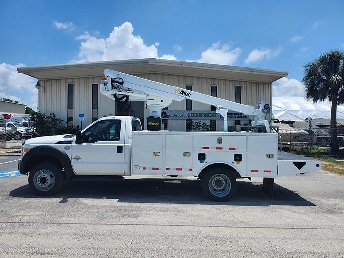 Used Altec AT235P Cable Placer on 2014 Ford F550 4x2 Reg Cab Utility Truck - 81122