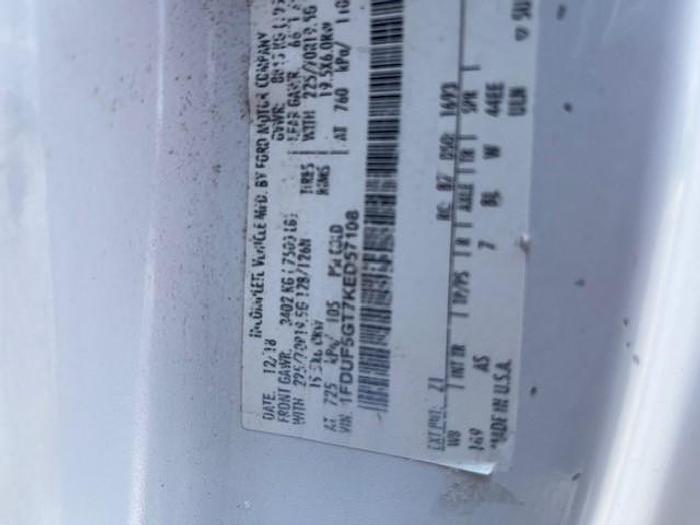 Used Altec AT41M Bucket Boom on 2019 Ford F550 Utility Truck - 57108