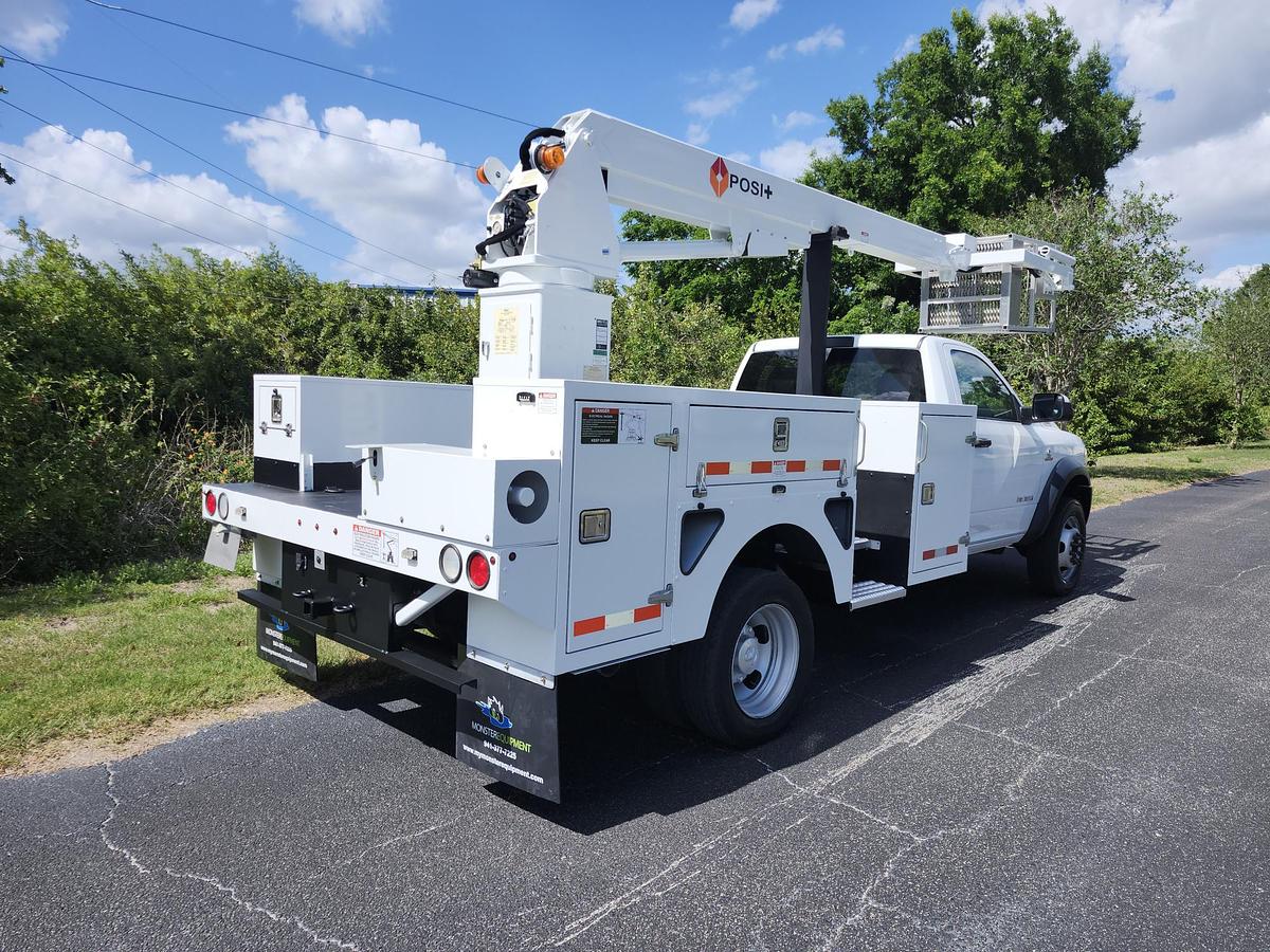 Used Posi-Plus 700-40 34 ft on 2022 Ram 5500 4x2 Cable Placer Bucket Truck - 38321