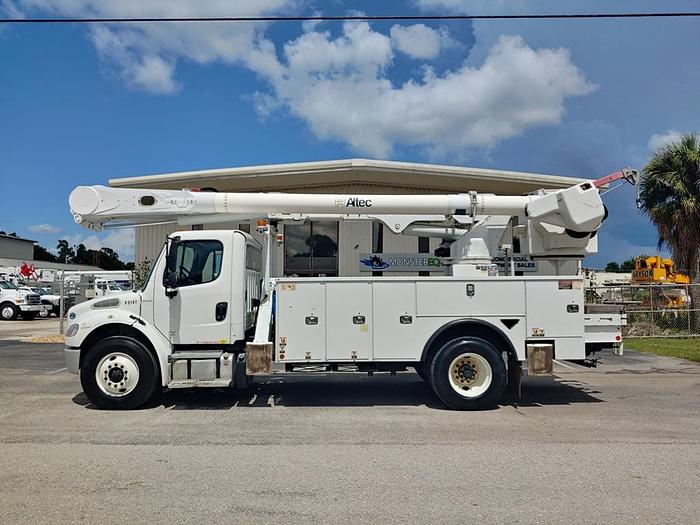 Used Altec AM55-MH, Over-Center Material Handling Bucket Truck rear mounted on 2017 Freightliner M2 106 - PF3147