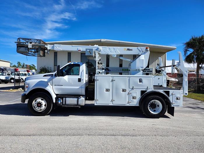 Used Altec T40P Cable Placer on 2018 Ford F750 Reg Cab Utility Truck - 05473