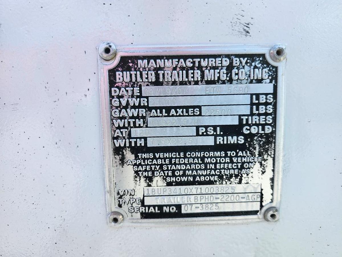 Used Butler BPHD-2200-AGP SA/AB Extendable Pole Trailer - H03285