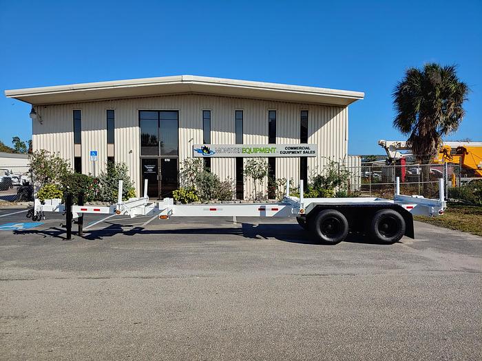 Used 2007 Butler BP2080 TA EB Extendable Pole Trailer - H03507