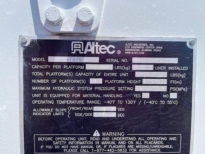 Used Altec AT37G 42ft Bucket Boom on 2016 Ford F550 Reg Cab Utility Truck - C57050