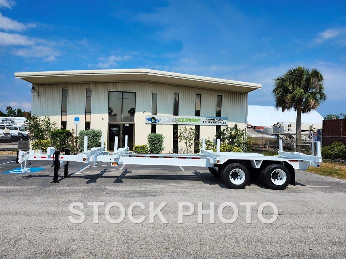 Used 2020 Butler BP3080 TA EB Extendable Pole Trailer - H01146