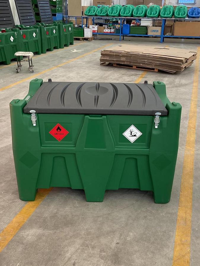 Used AMERICAN FUEL TANK Portable 116 Gal Diesel Transfer Tank with 12V Pump | Model AM-TANK116DIESEL