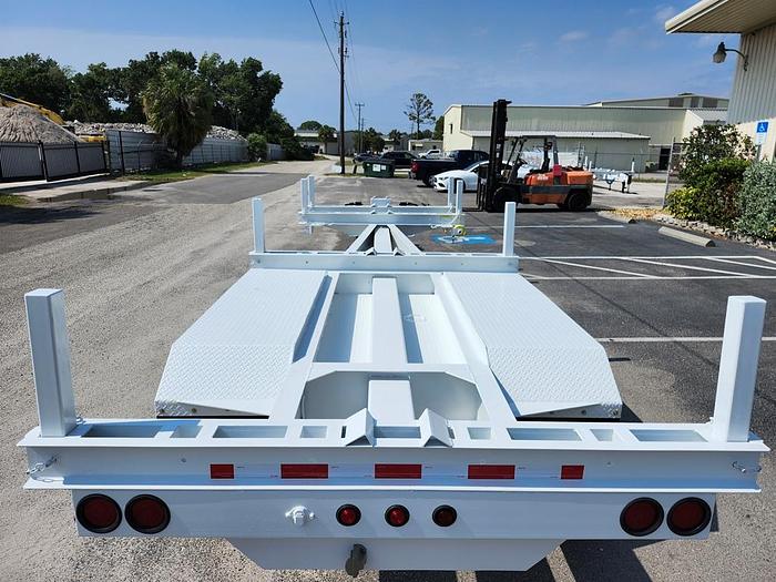 Used 2018 Butler BP3080 TA EB Extendable Pole Trailer H09385