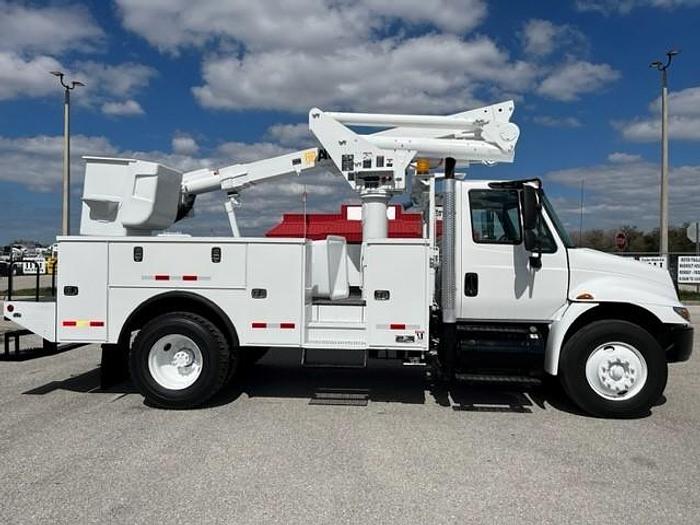 Used Altec TA41M 46ft Bucket Boom on 2014 International 4300 Reg Cab Utility Truck