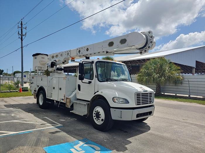 Used Altec AM55-MH, Over-Center Material Handling Bucket Truck rear mounted on 2017 Freightliner M2 106 - PF3147