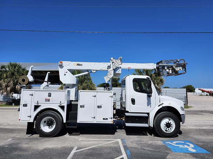 Used Altec T40P Cable Placer on 2018 Freightliner M2-106 Reg Cab Utility Truck - F3089