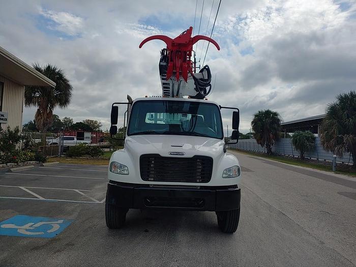 Used Altec DM47BTR Digger Derrick on 2015 Freightliner M2 106 4x4 Reg Cab Utility Truck - Y6699