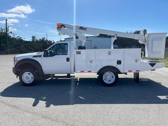 Used Altec AT200 35ft Bucket Boom on 2015 Ford F450 Reg Cab Utility Truck – C12188